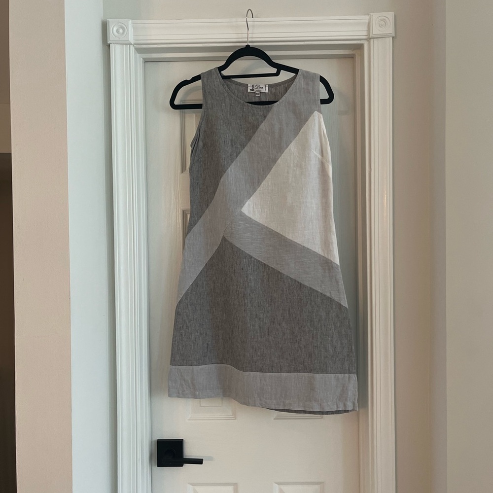 100% Linen Dress made in Positano Italy.